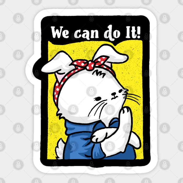 We can do it Easter women empowerment Sticker by opippi
